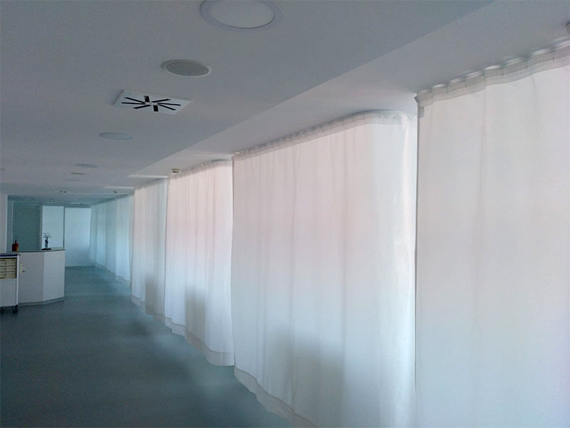 Anti-bacterial curtains