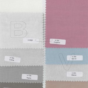 Voile fabric flat colors