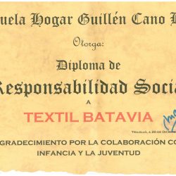 TEXTIL BATAVIA es premiada por su Responsabilidad Social