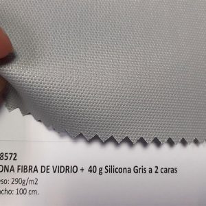 Lona fibra de vidrio + Recubierta Silicona